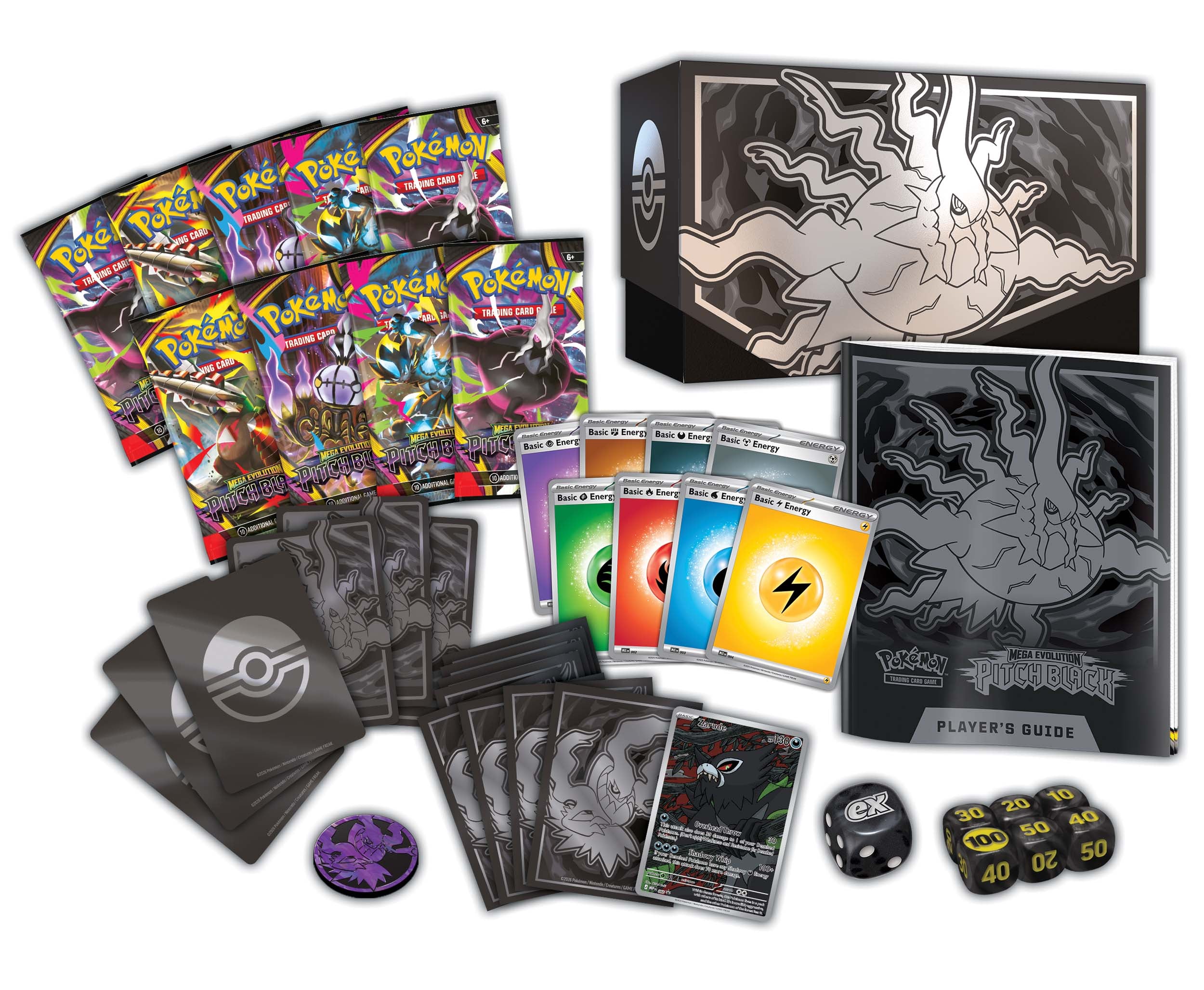 PRE-ORDER: Mega Evolution Pitch Black Elite Trainer Box-thumbmail-3