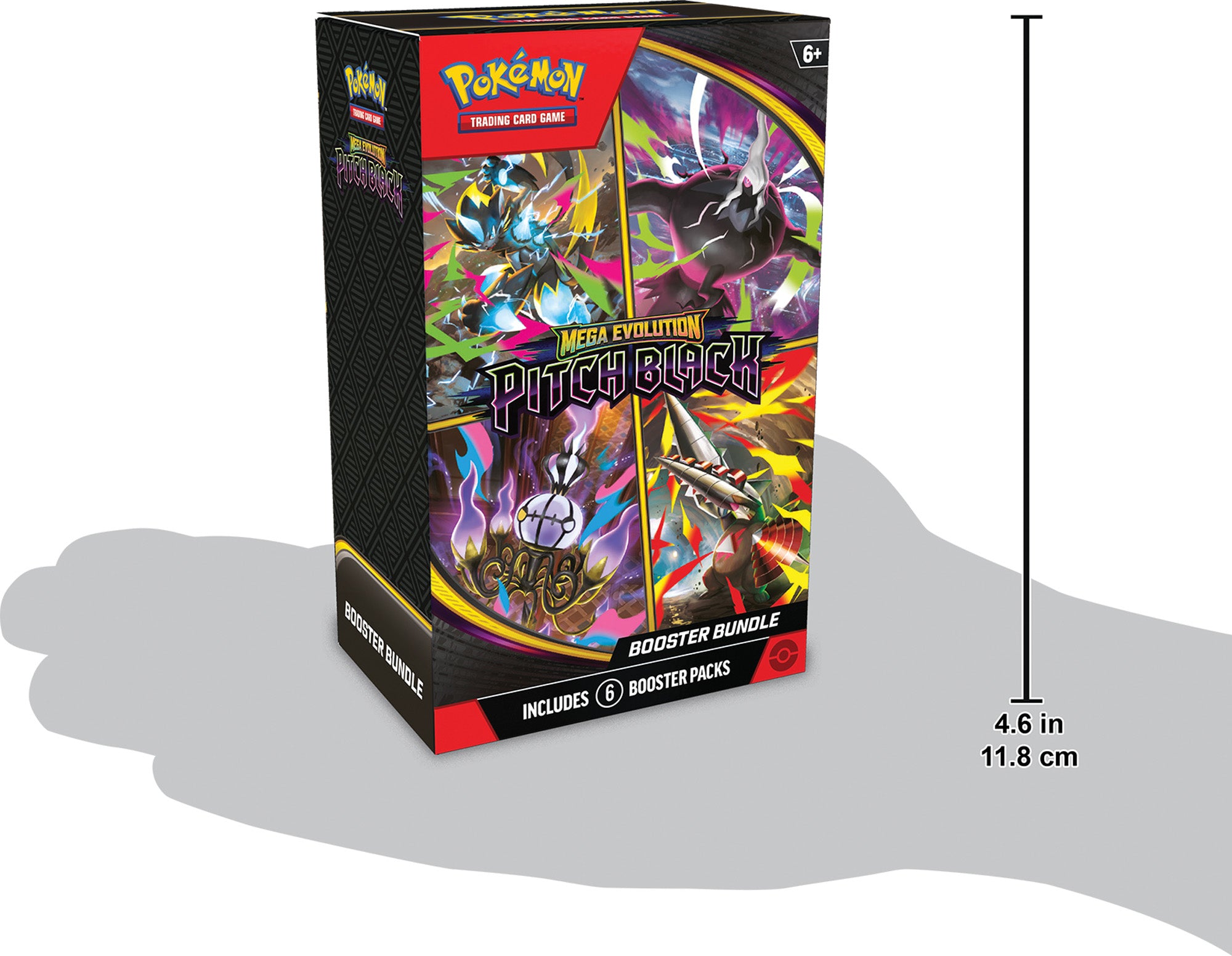 PRE-ORDER: Pokémon TCG: Mega Evolution—Pitch Black Booster Bundle-thumbmail-3