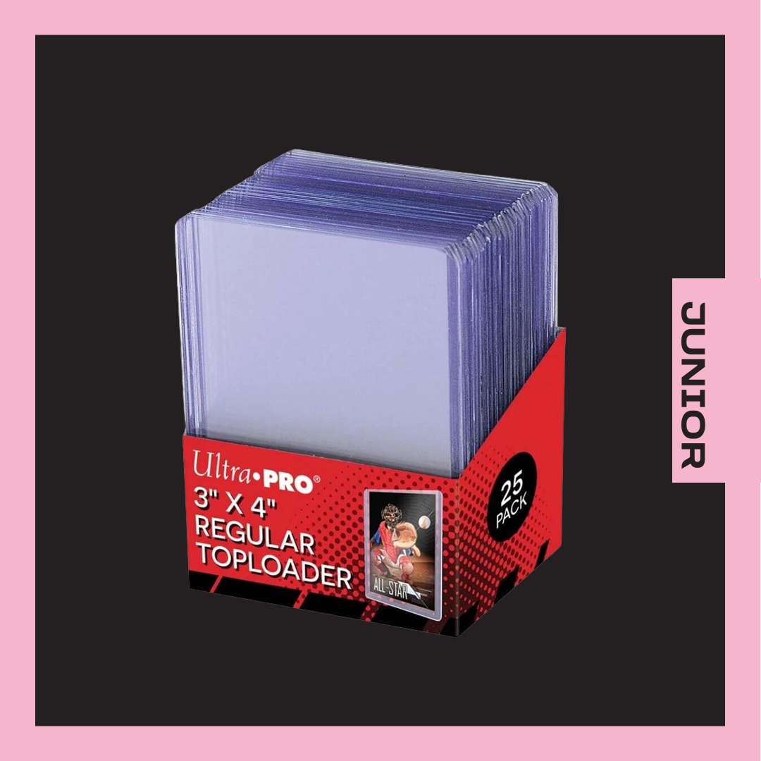 Ultra Pro Top Loader 3" x 4" Regular Clear TopLoader 35pt Pkt 25 NEW SEALED-thumbmail-1